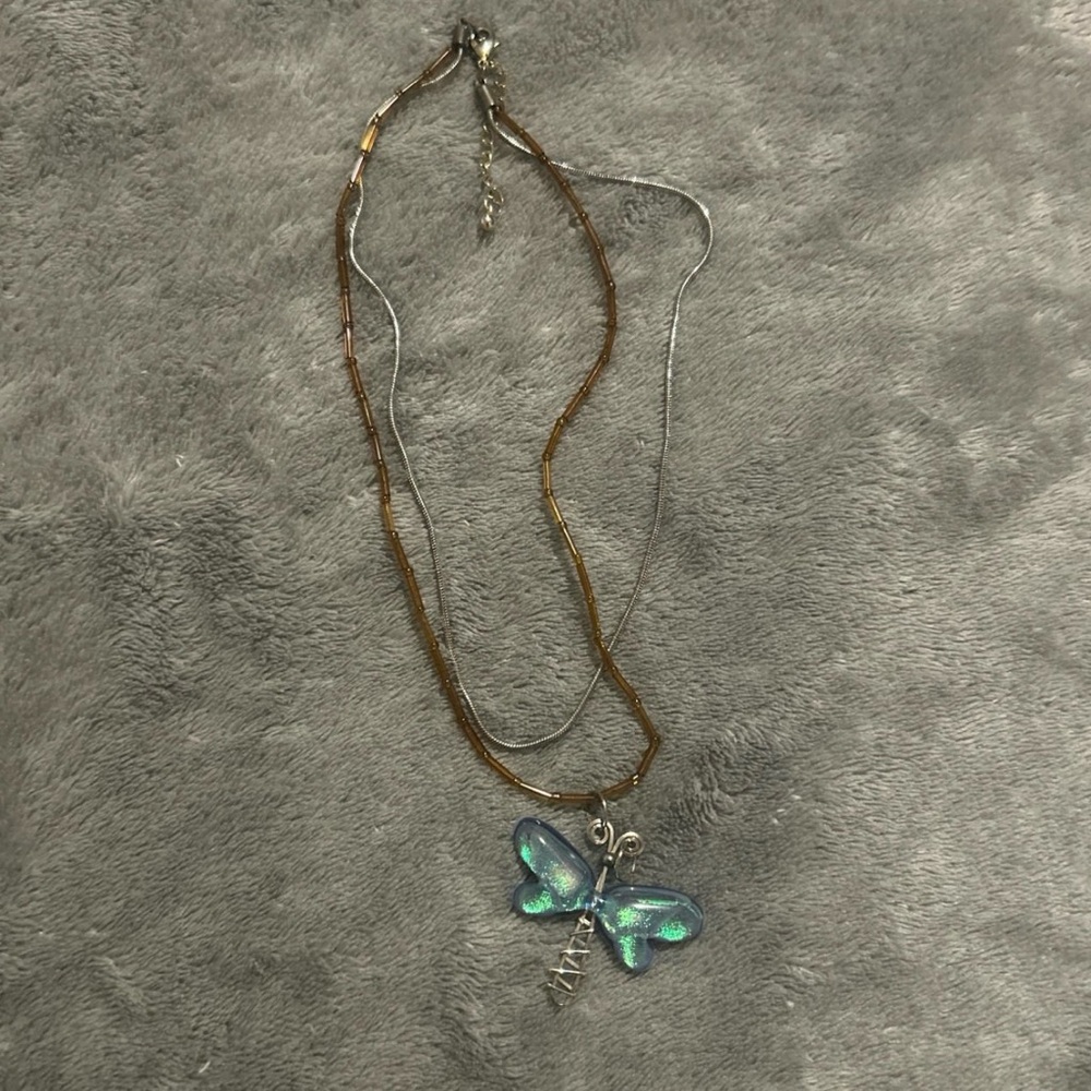 Elegant Butterfly Pendant Necklace